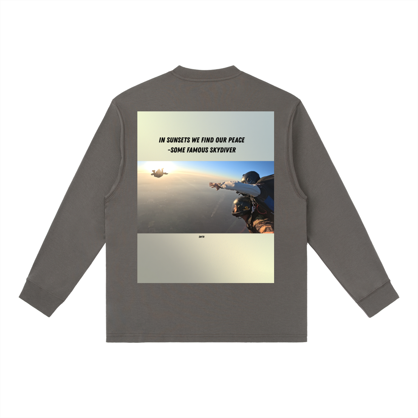 Sunset jump,tandem,long sleeve