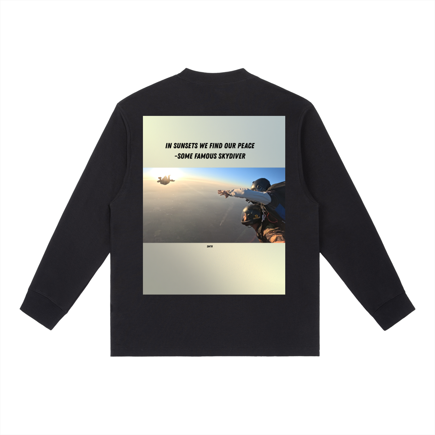 Sunset jump,tandem,long sleeve