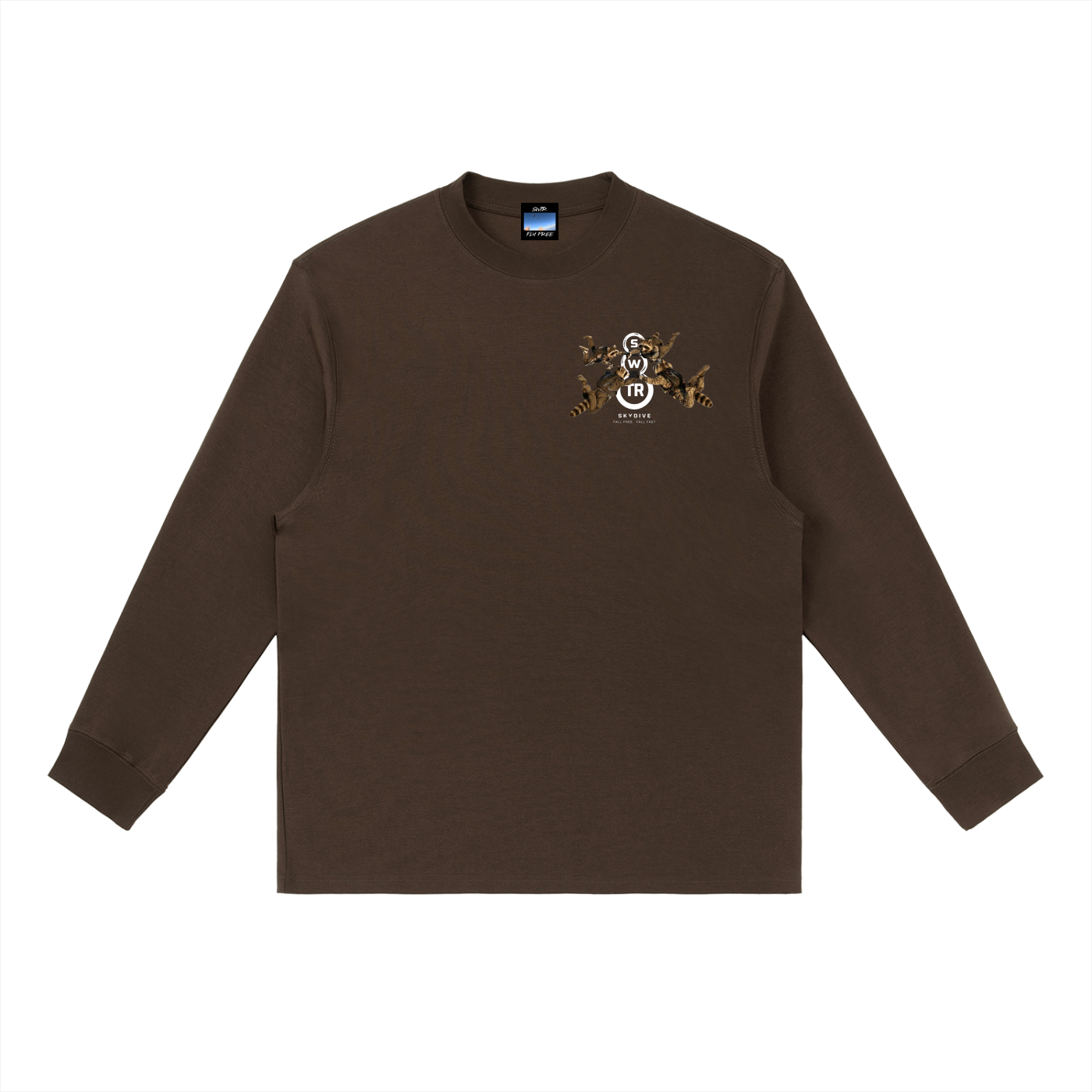 trash pandas,long sleeve,skydive