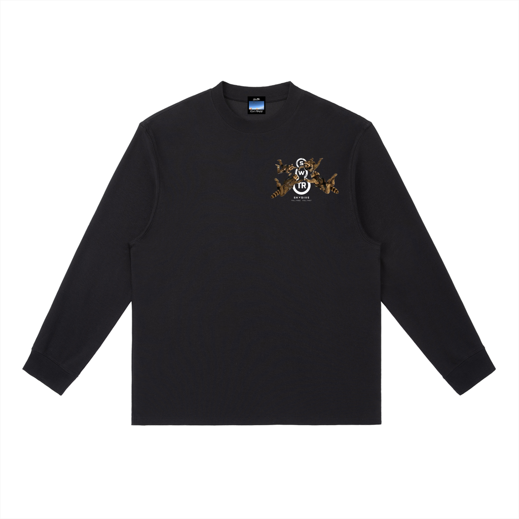 trash pandas,long sleeve,skydive