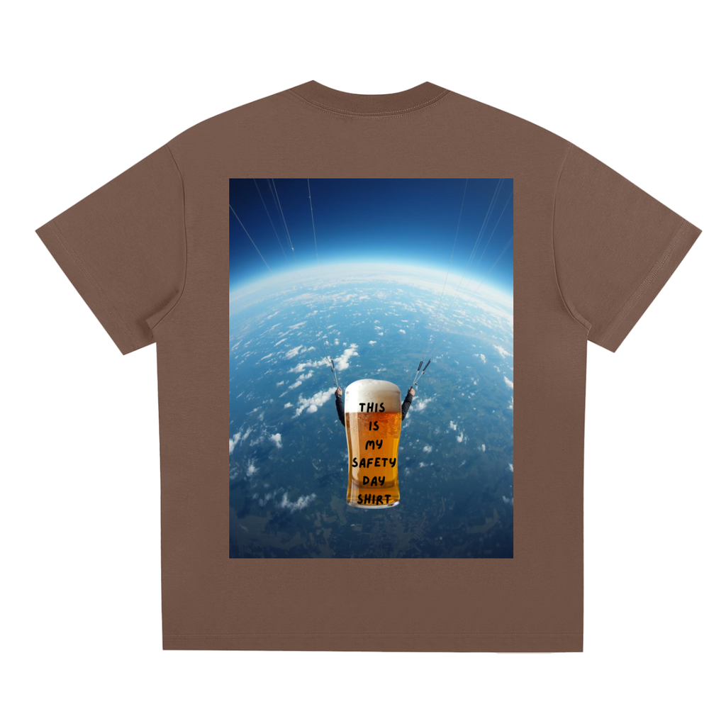 safety day,tshirt,beer
