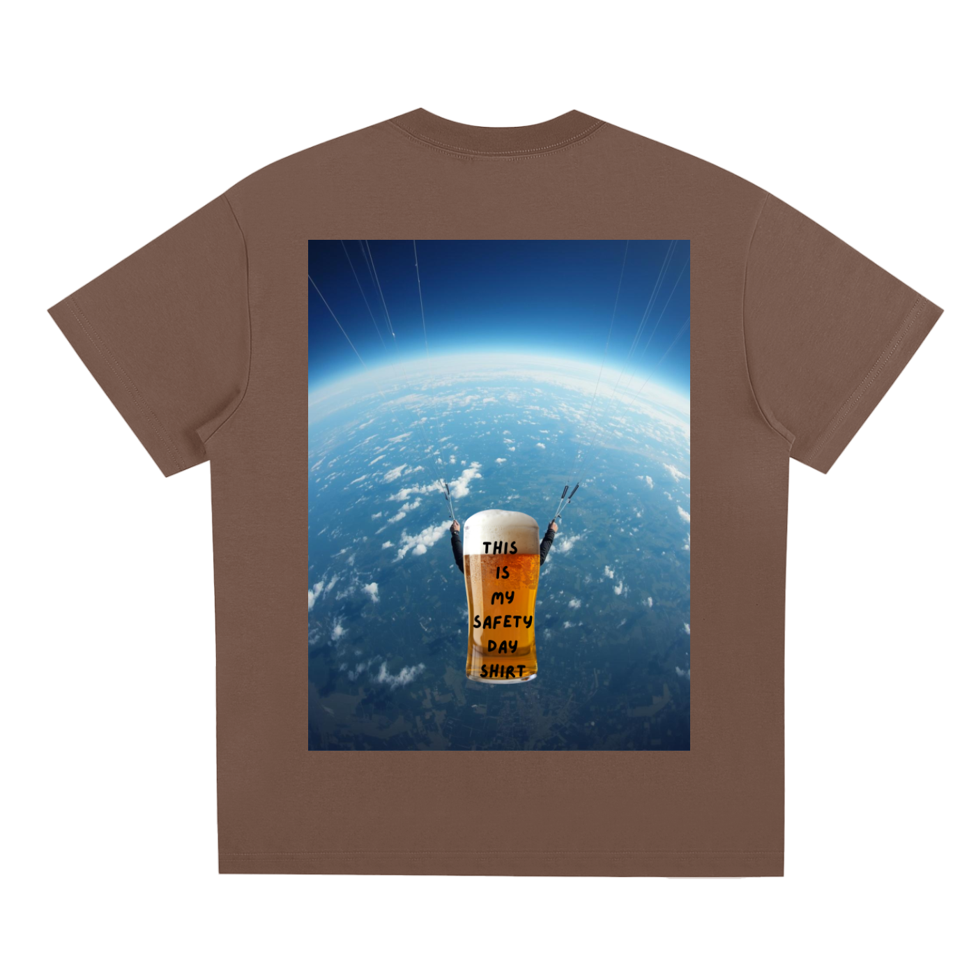 safety day,tshirt,beer