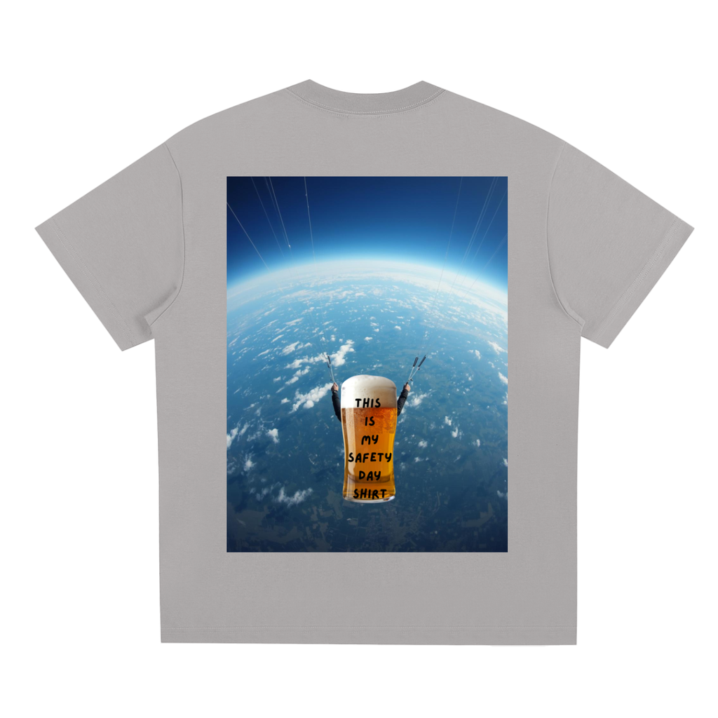 safety day,tshirt,beer