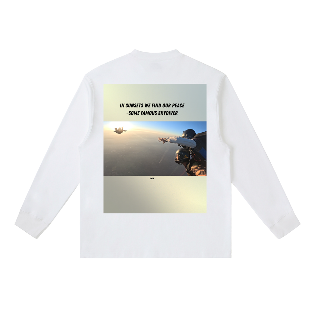 Sunset jump,tandem,long sleeve