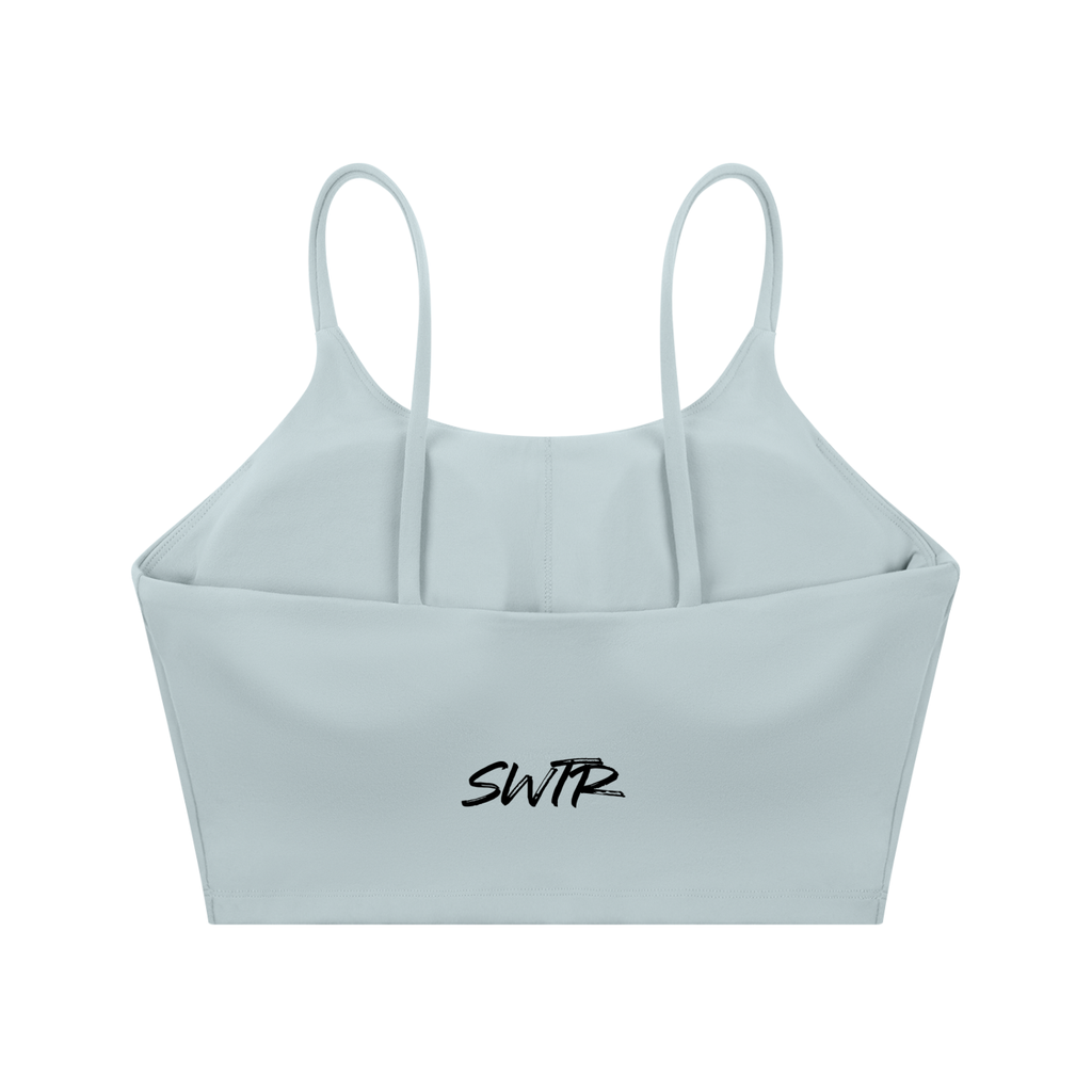 think about pulling lower,sports bra