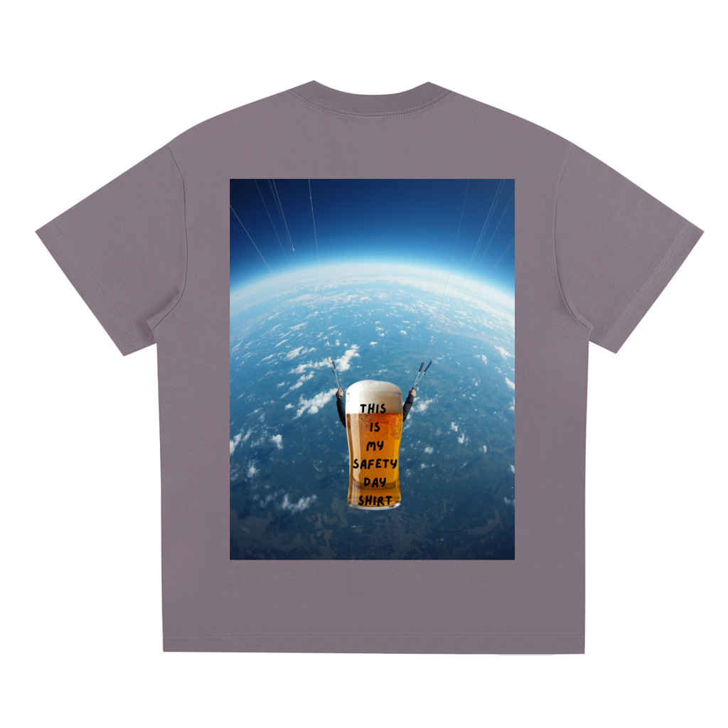 safety day,tshirt,beer