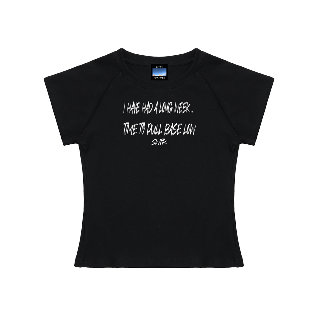 Time to pull BASE low Women's Crop Top