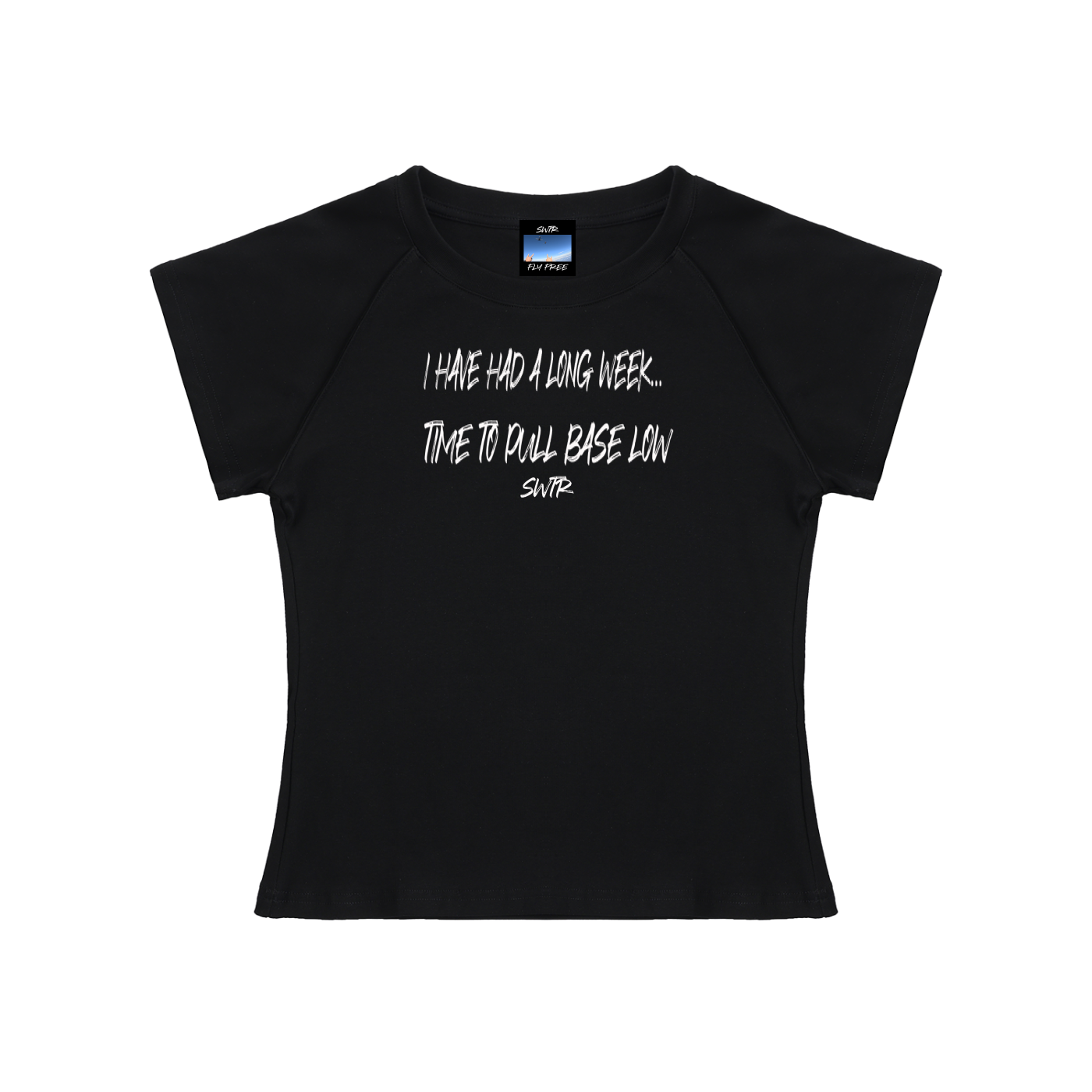 Time to pull BASE low Women's Crop Top
