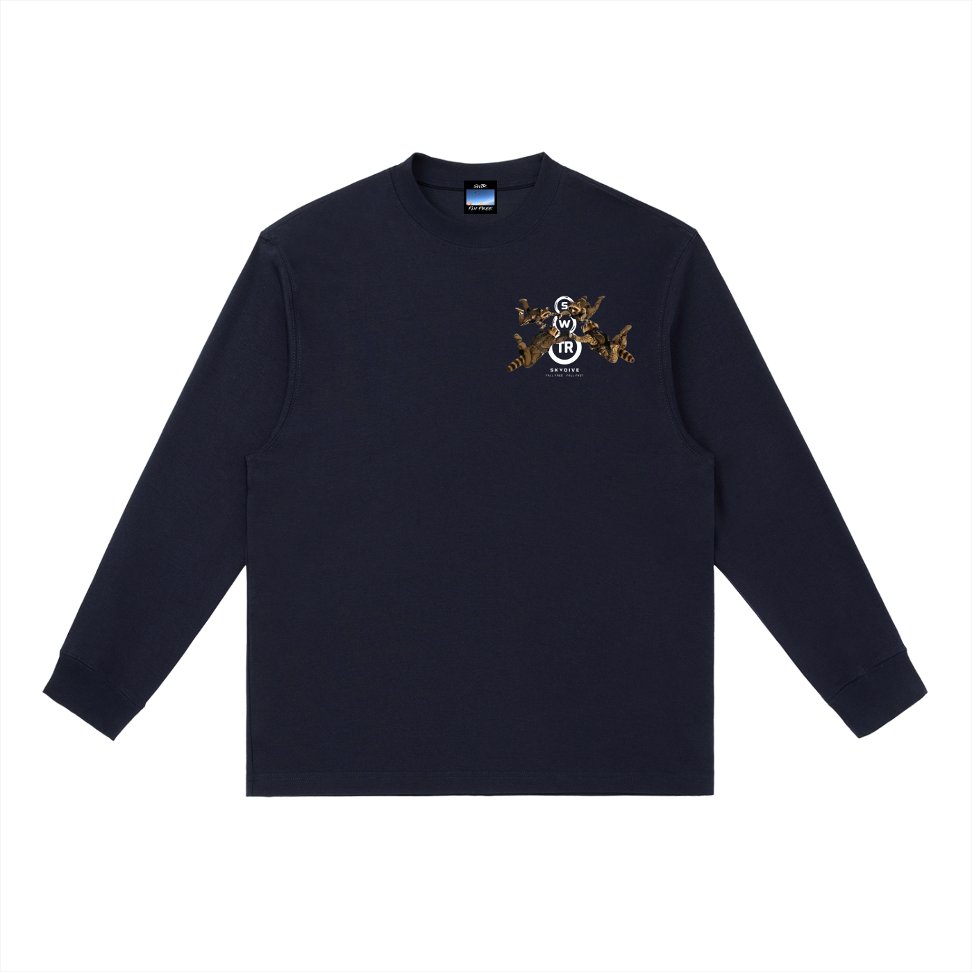 trash pandas,long sleeve,skydive