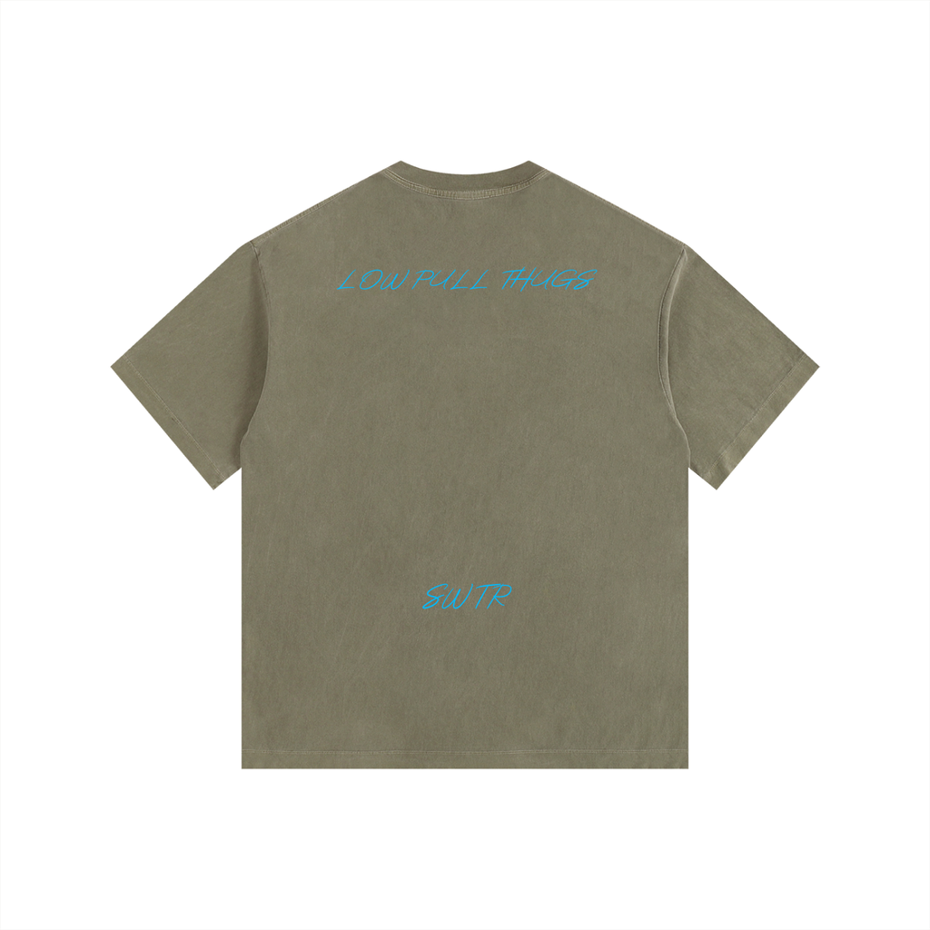 Think about pulling lower,low pull thugs,tshirt