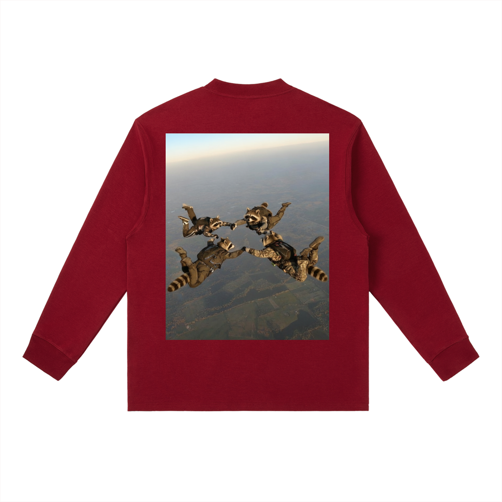 trash pandas,long sleeve,skydive