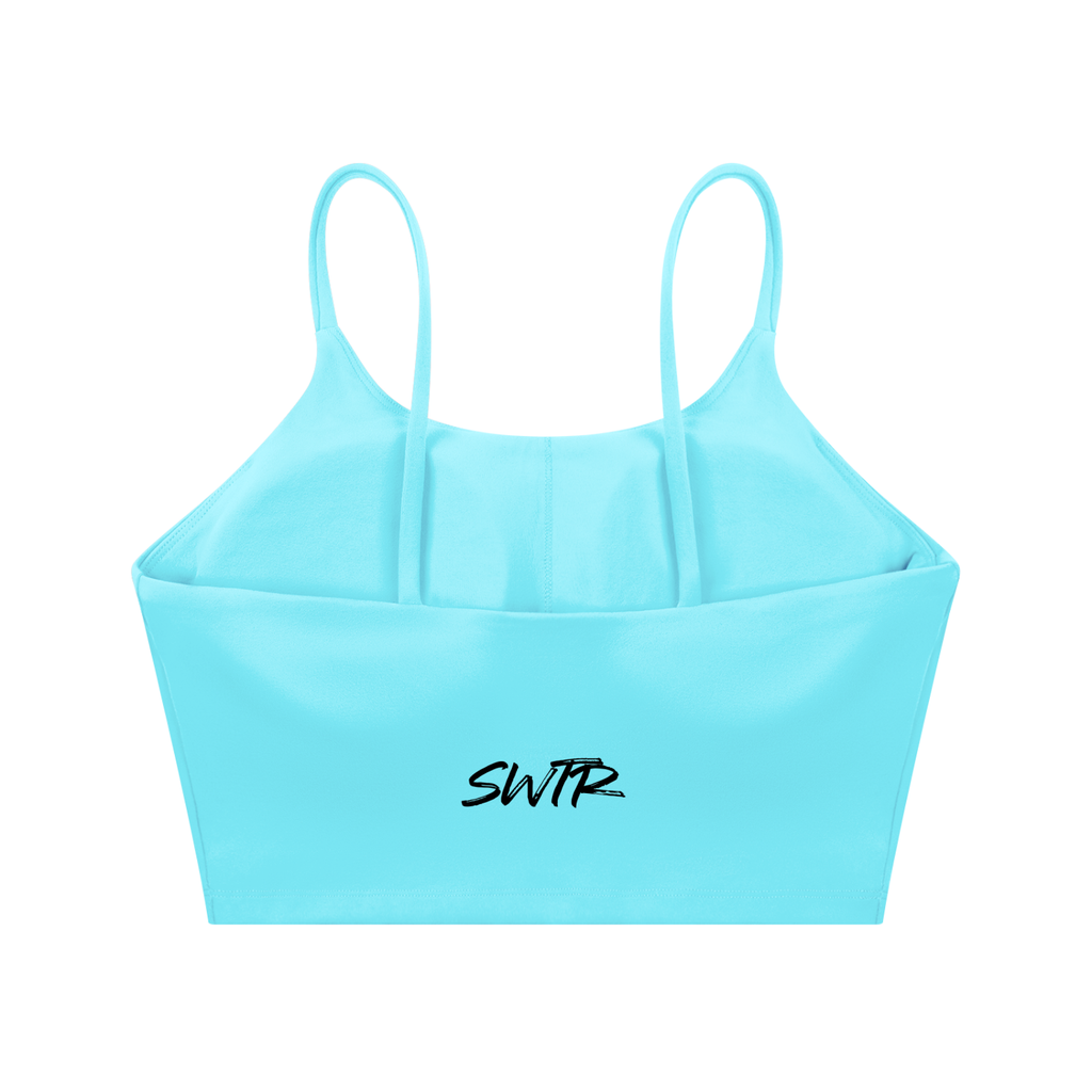 think about pulling lower,sports bra