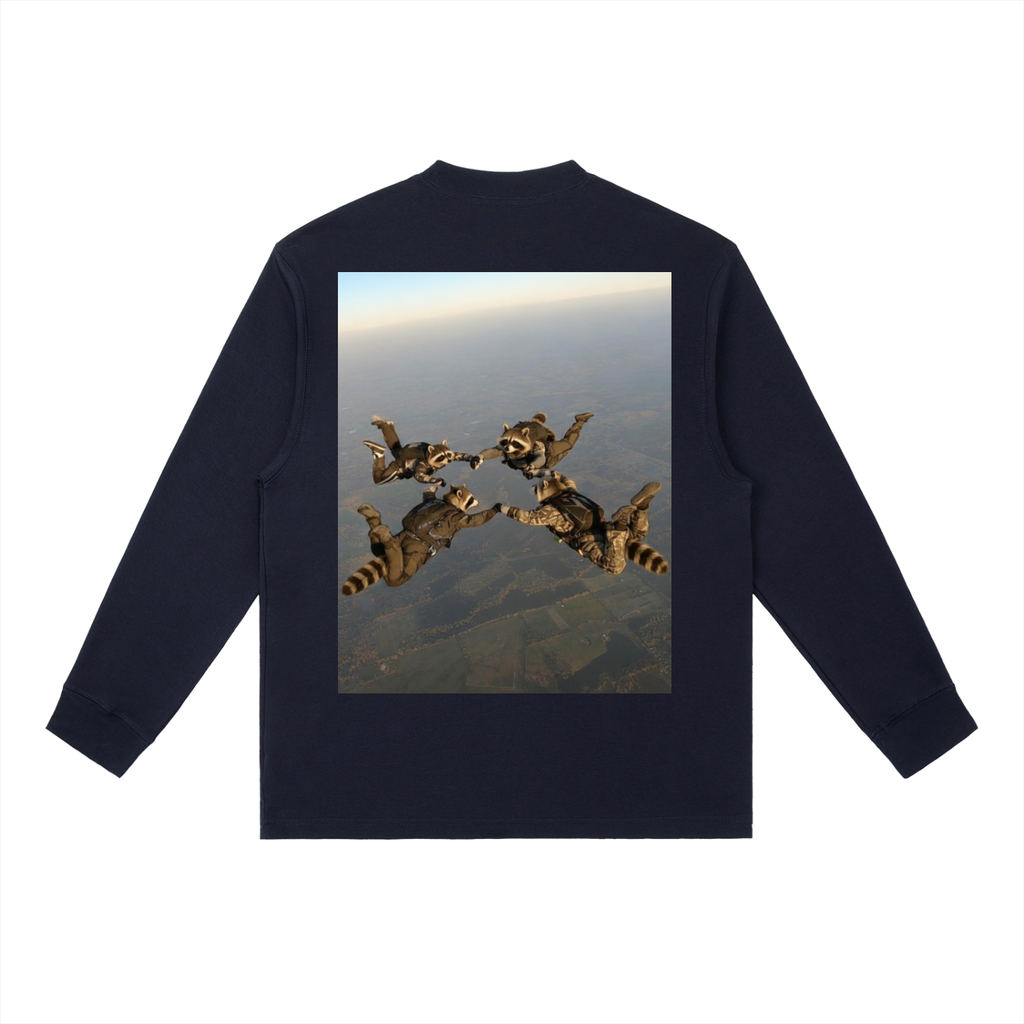 trash pandas,long sleeve,skydive
