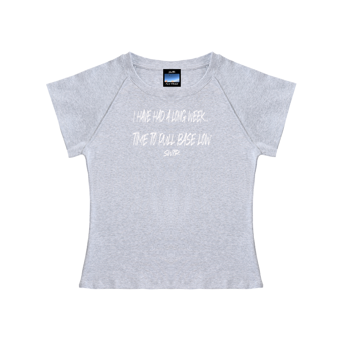 Time to pull BASE low Women's Crop Top
