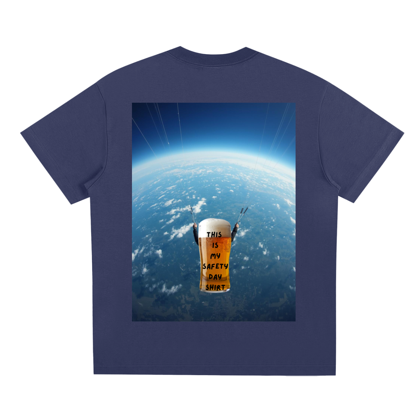 safety day,tshirt,beer