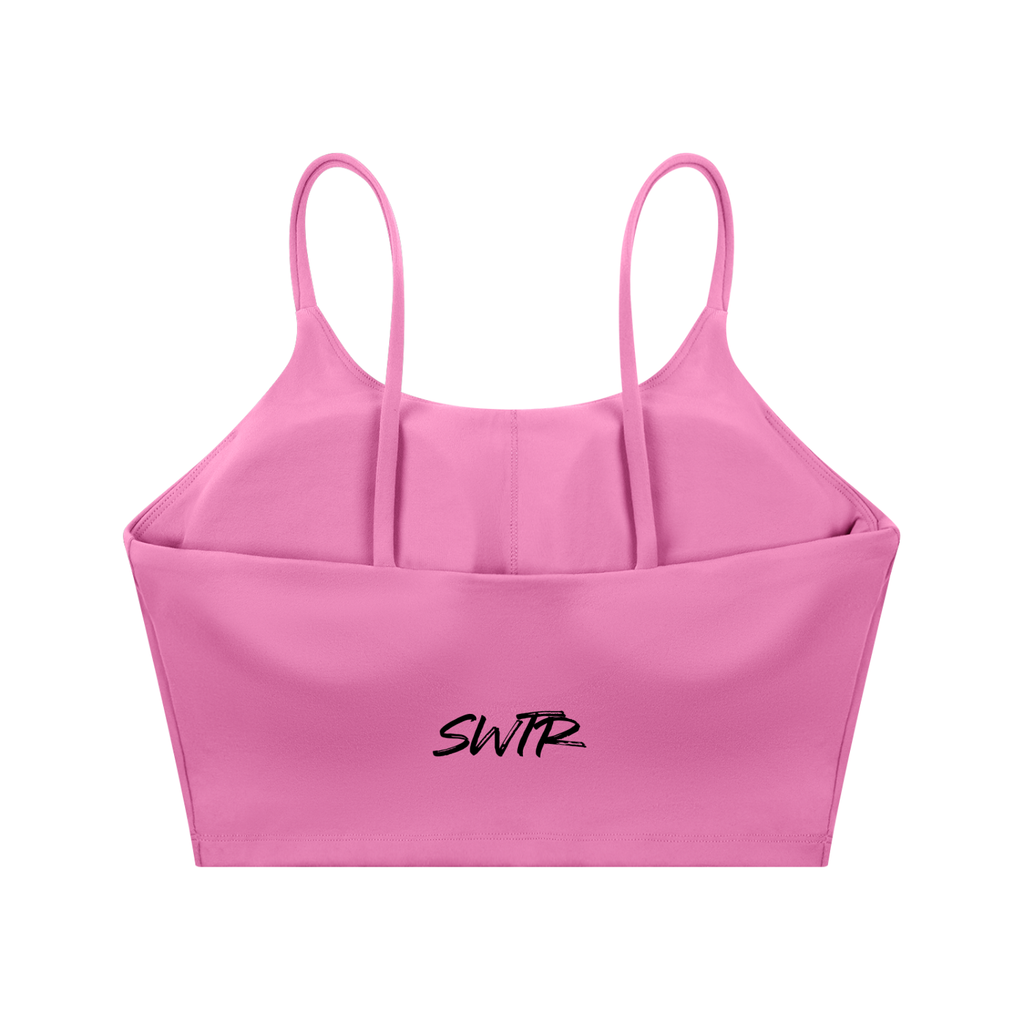 think about pulling lower,sports bra