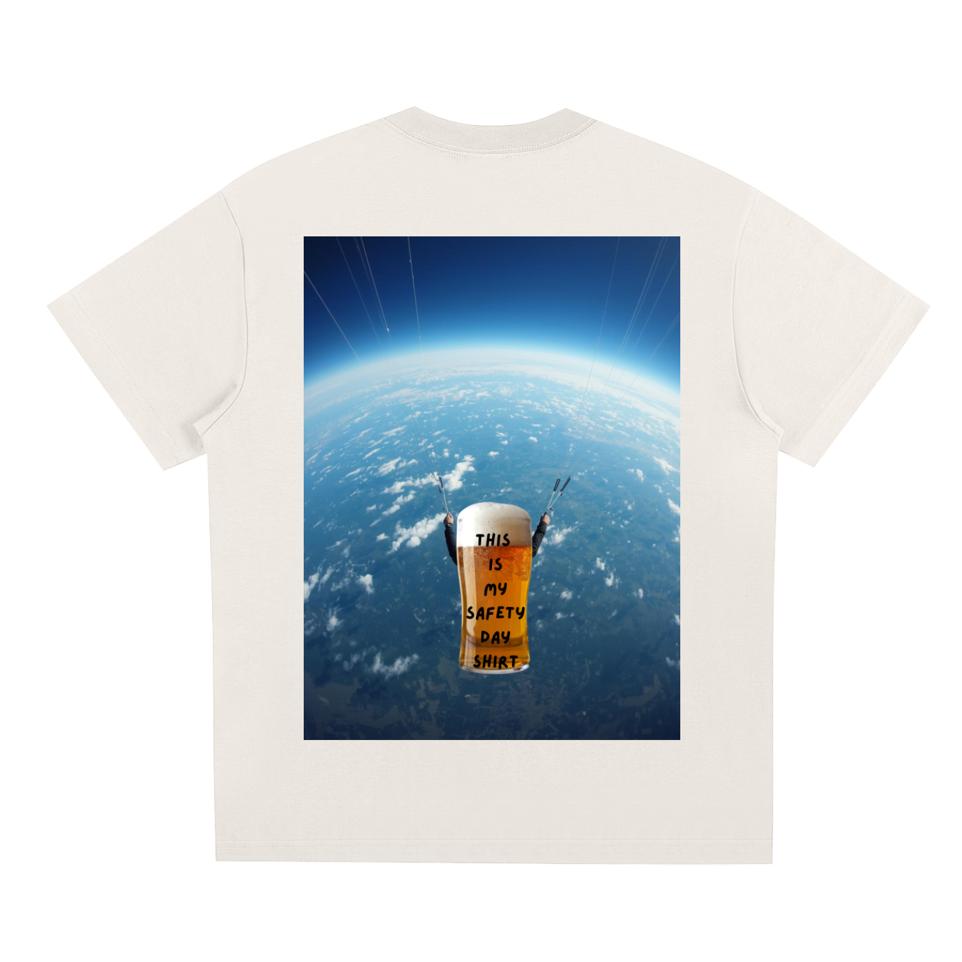 safety day,tshirt,beer