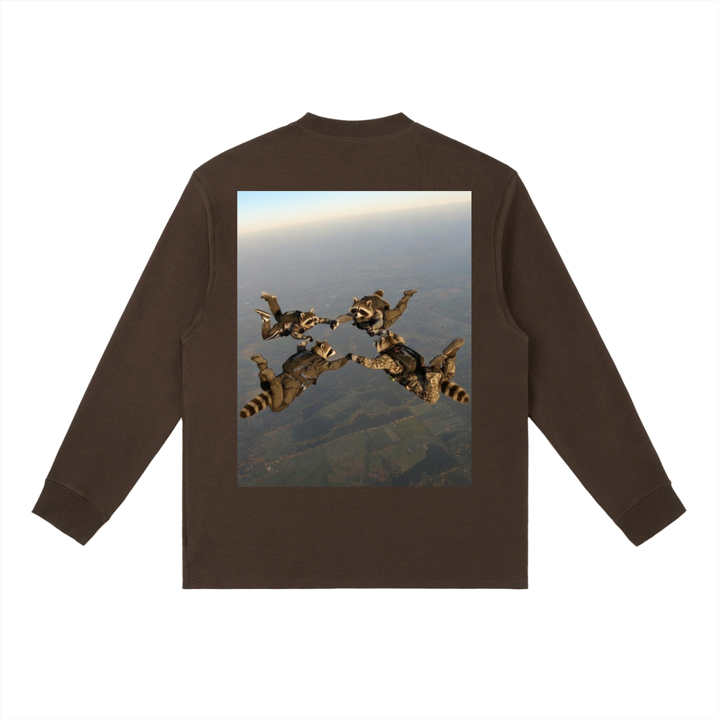 trash pandas,long sleeve,skydive