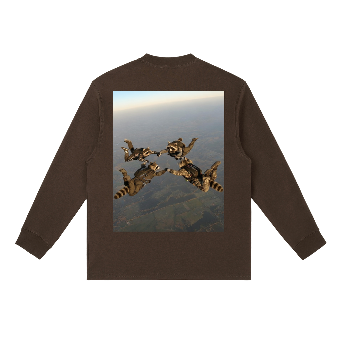 trash pandas,long sleeve,skydive