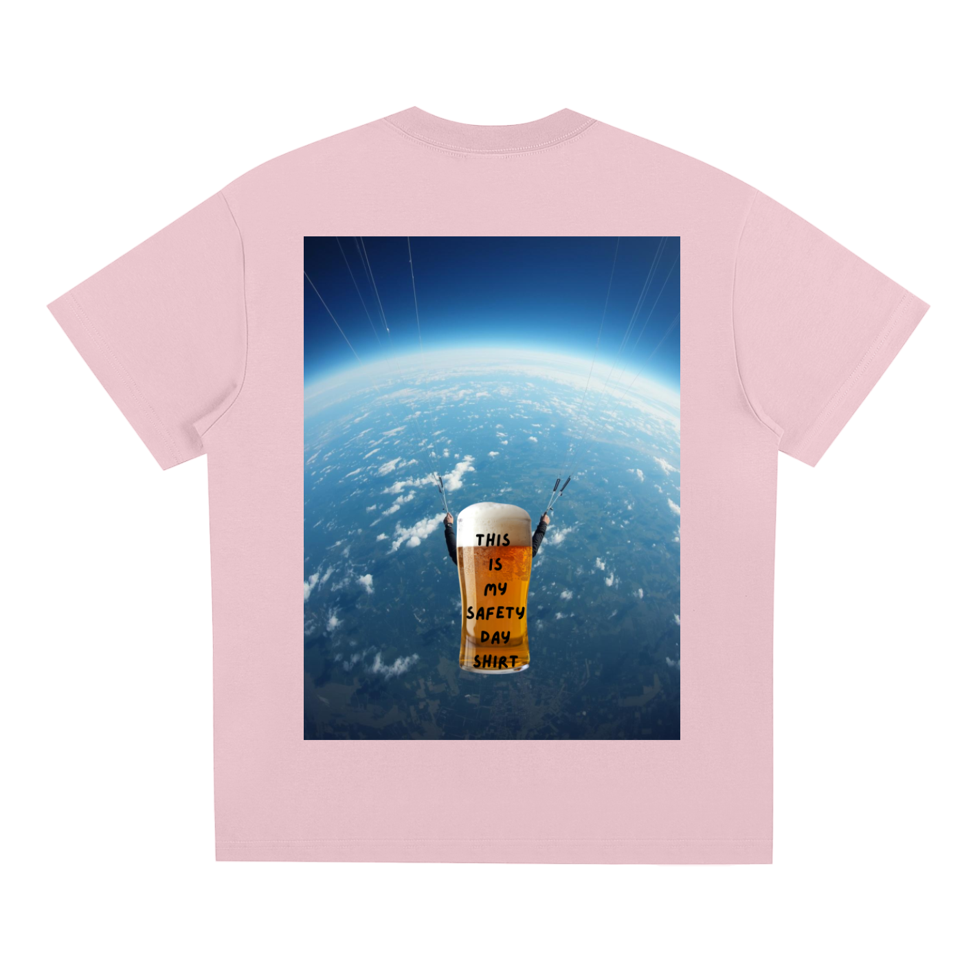 safety day,tshirt,beer