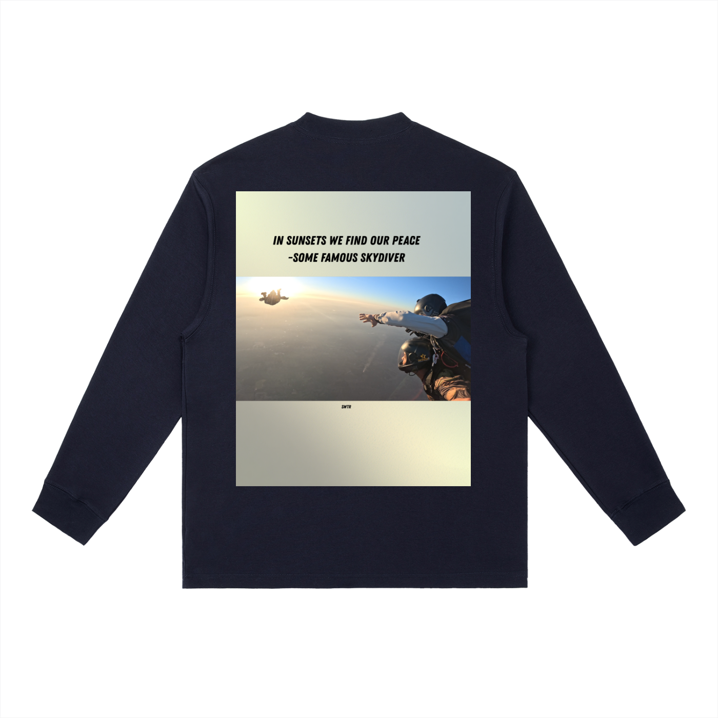 Sunset jump,tandem,long sleeve