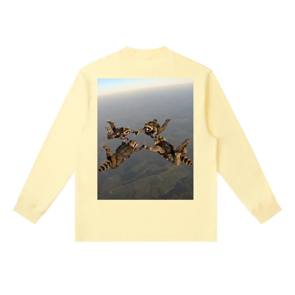 trash pandas,long sleeve,skydive