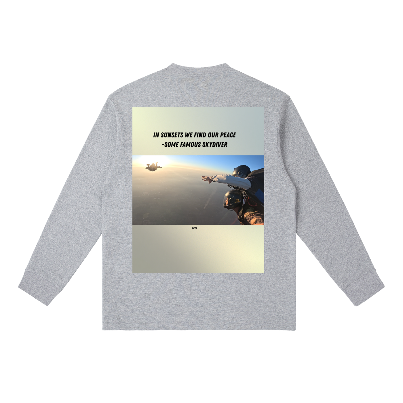 Sunset jump,tandem,long sleeve