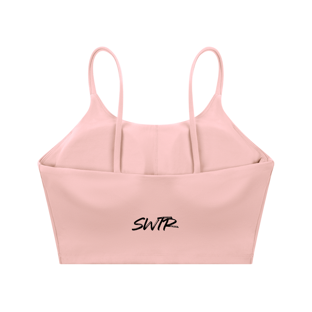 think about pulling lower,sports bra