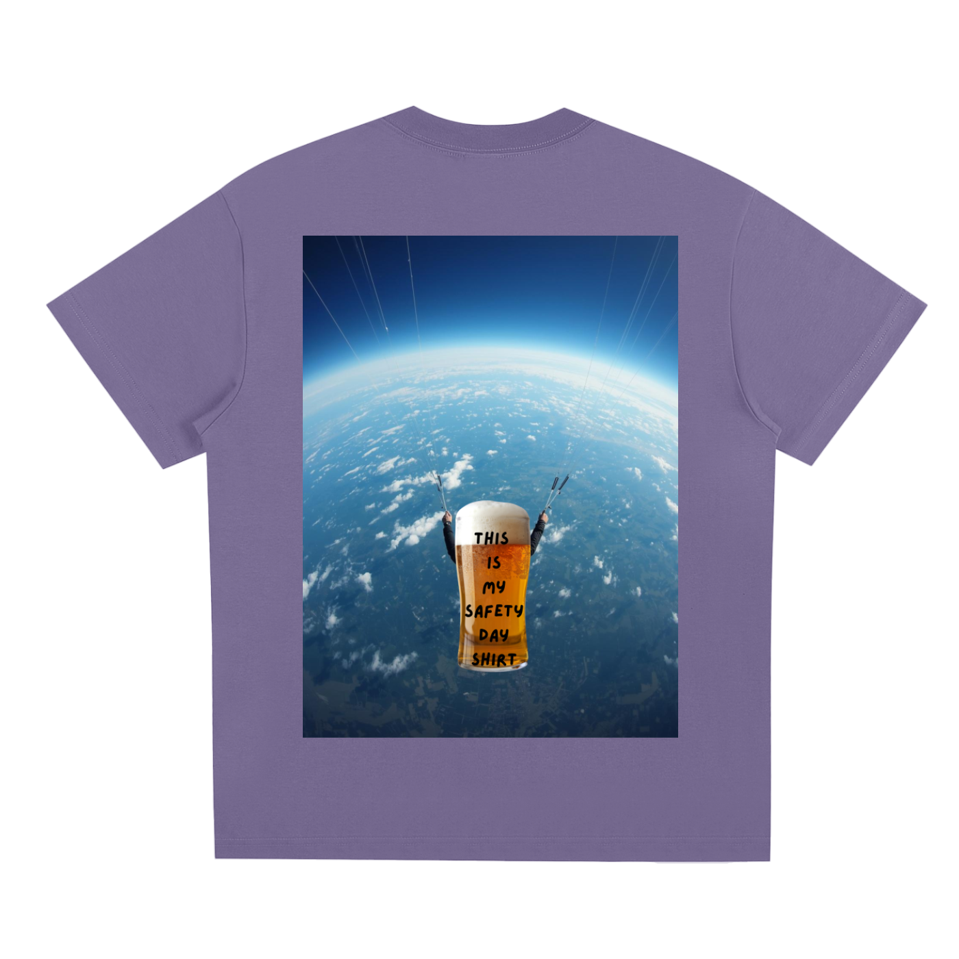 safety day,tshirt,beer