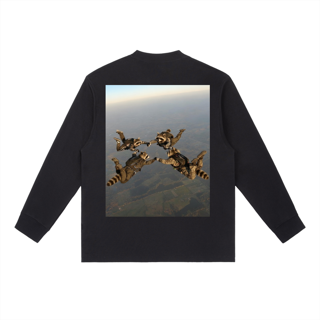 trash pandas,long sleeve,skydive